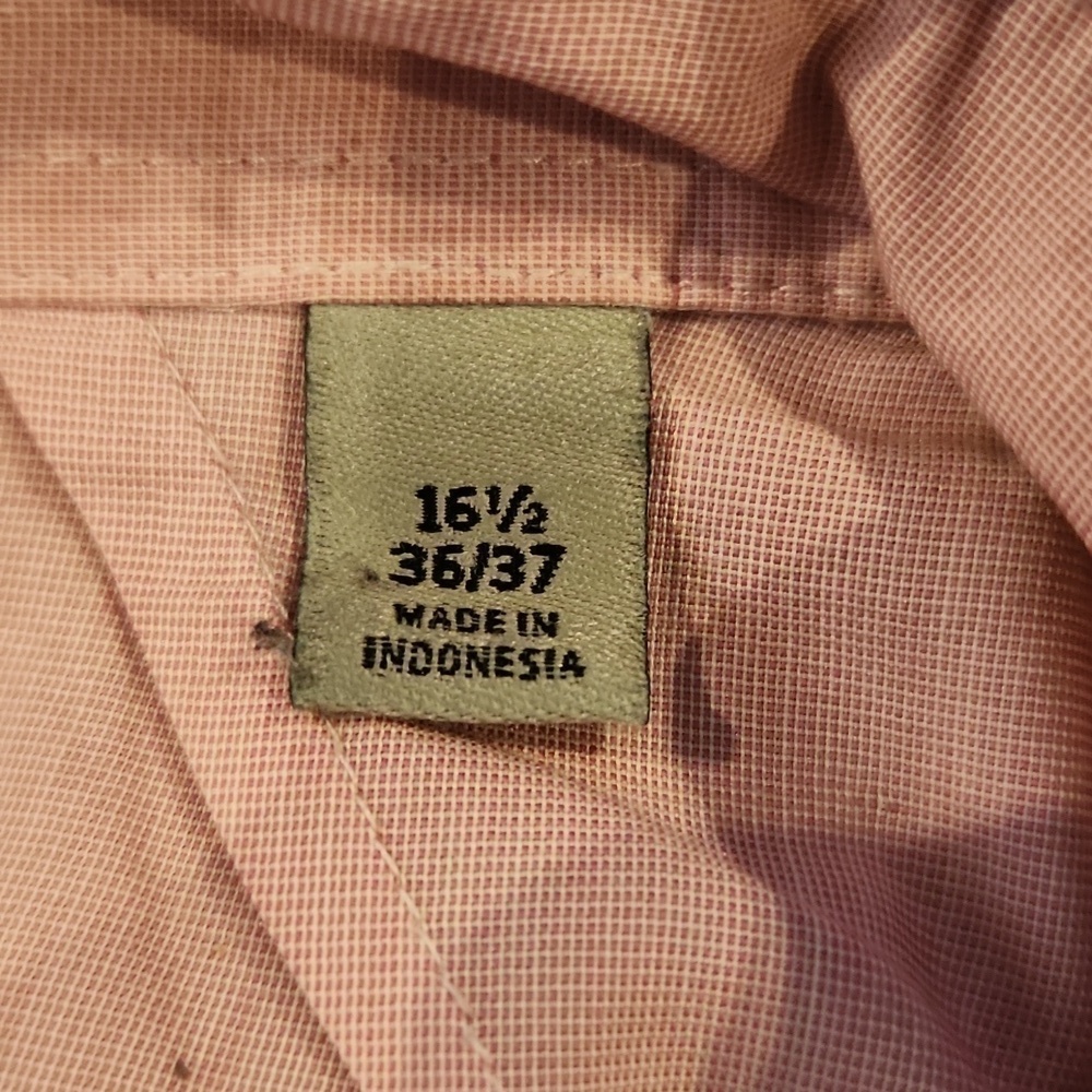 3/$20 Kenneth Cole Reaction Pink Button-Up Dress Shirt - Picture 7 of 11